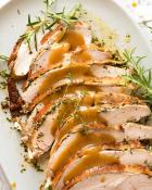 Kosher Tender Sliced Chicken Breast with Gravy with one Free Side Dish