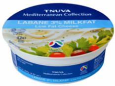 Kosher Tnuva Mediterranean Collection Labane 95% Fat Free Cheese 250 grams