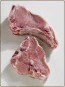 Kosher 2nd Cut Veal Chops 1.25lb Pack