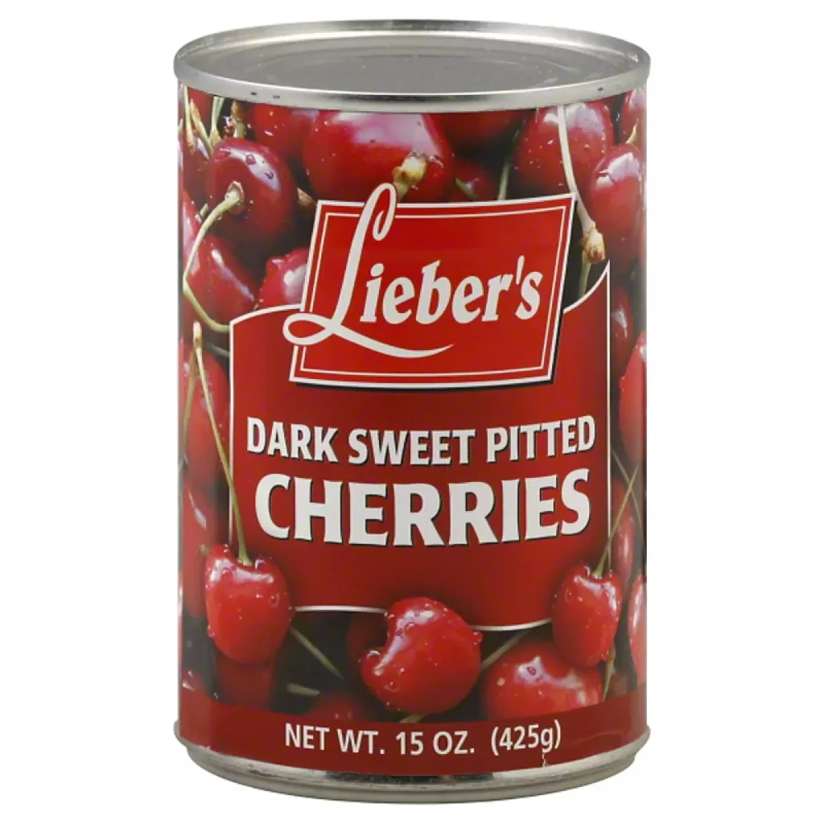 Lieber's dark sweet pitted cherries 15 oz kp